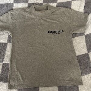 Fear of God Essentials Heather Gray Tee